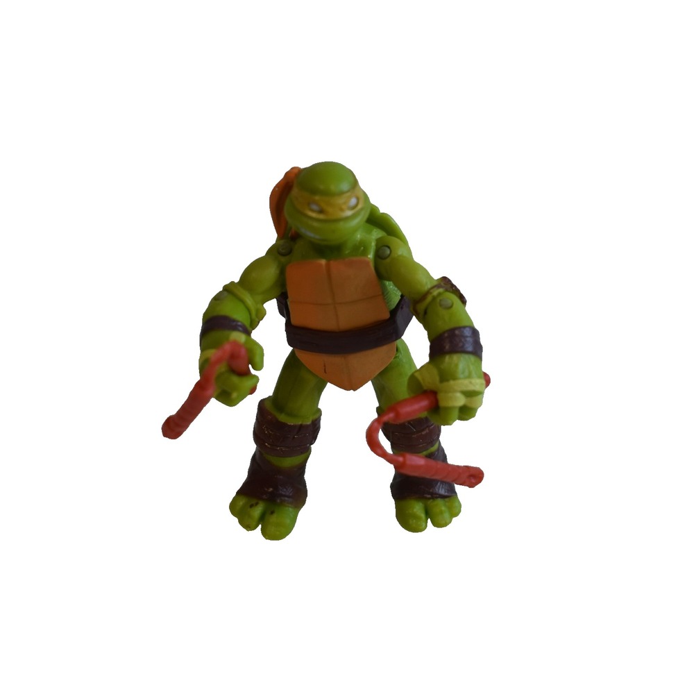 Teenage Mutant Ninja Turtles 4.5" Michelangelo Action Figure Viacom 2012 READ